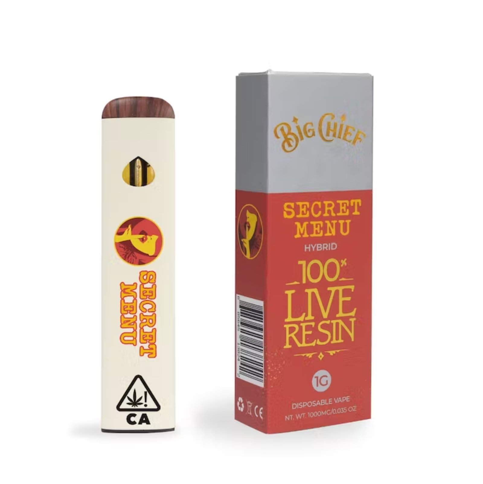 Secret Menu Disposable Live Resin | Big Chief Extracts Official